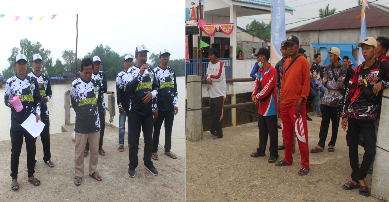 Kepala Desa Pemusiran Buka Lomba Mancing Udang Galah dalam Rangka HUT RI ke-79